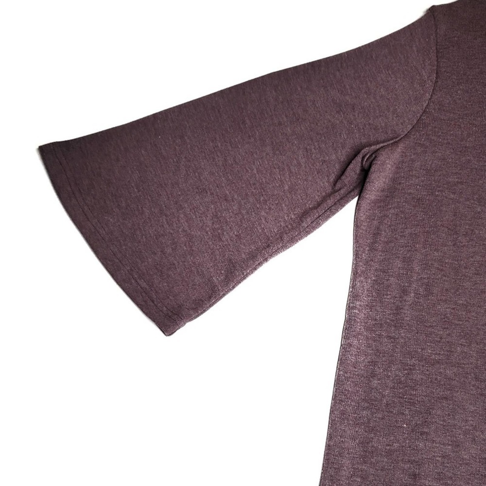 Suzanne Betro High Low Tunic 3/4 Sleeves Blouse - Picture 3 of 6